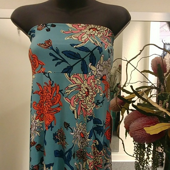 LulaRoe Floral Maxi Skirt - Picture 2 of 8